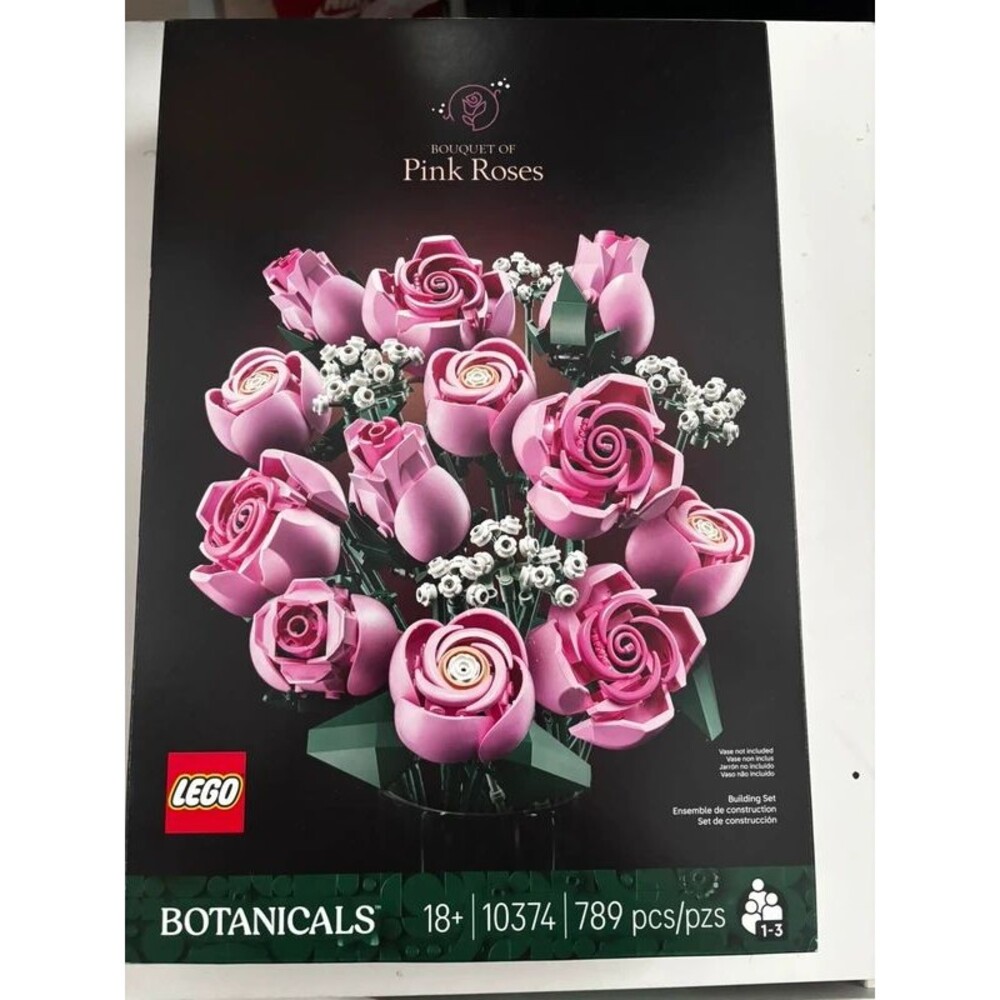 LEGO Botanicals Bouquet of Pink Roses 10374 new sealed Gift